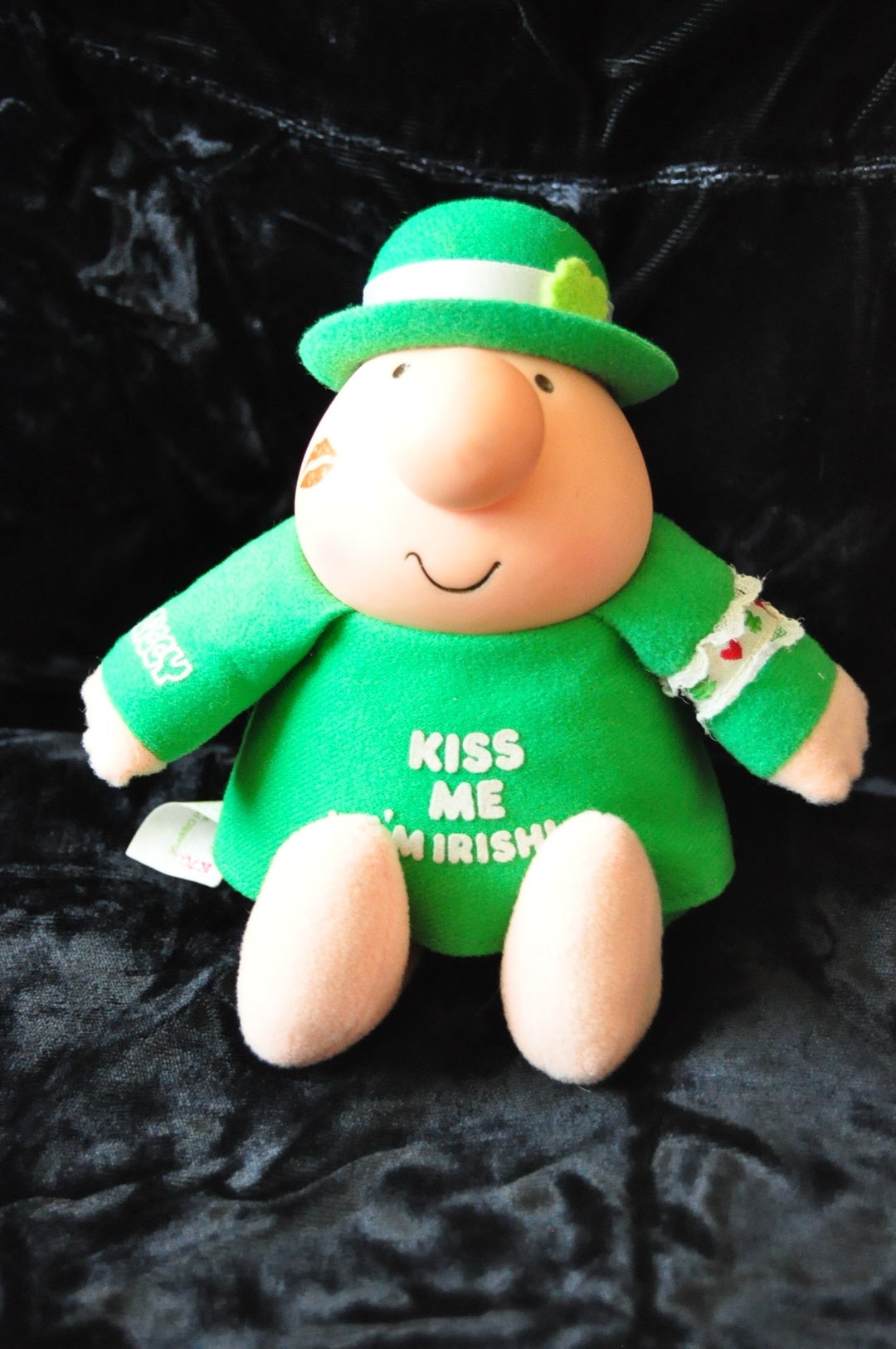 Vintage Ziggy Kiss Me I'm Irish Stuffed Doll in Green 80s Etsy