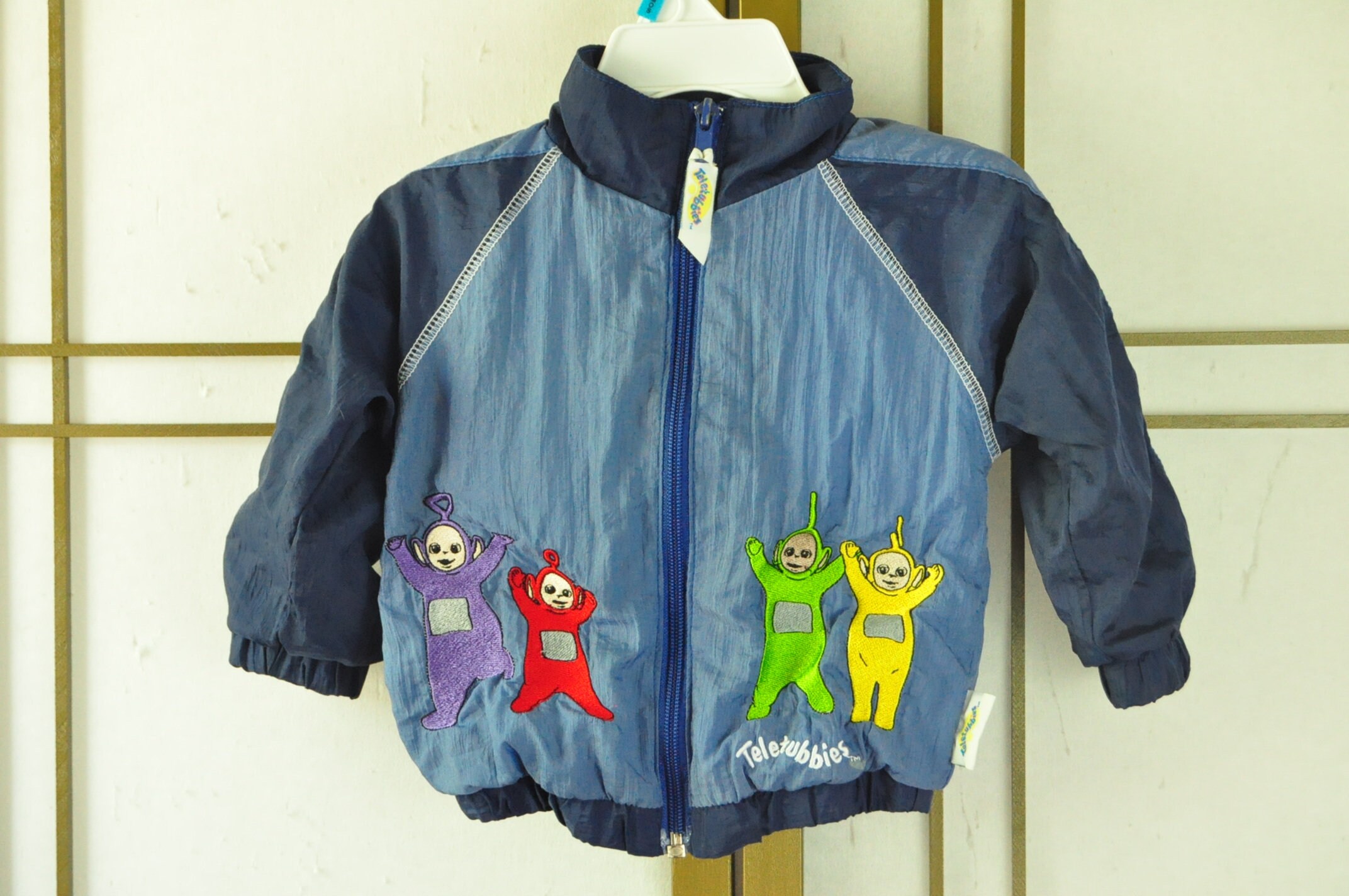 Vintage 90s Kids Baby Ski Jacket Teletubbies Tipsy Tinky