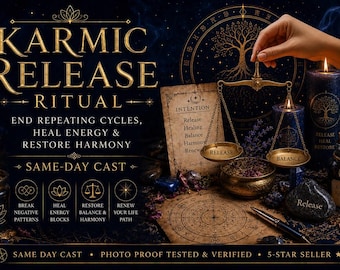 Karmic Release Ritual | End Repeating Cycles, Heal Energy & Restore Harmony | Same-Day Cast