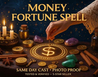 Money Fortune Spell • Attract Wealth • Financial Boost • Money Manifestation • Prosperity Ritual • Abundance Energy