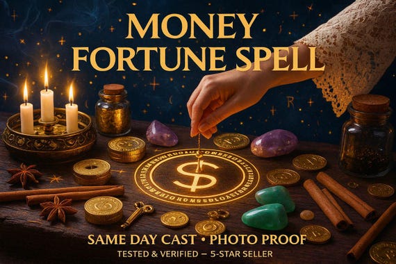 Money Fortune Spell • Attract Wealth • Financial Boost • Money Manifestation • Prosperity Ritual • Abundance Energy