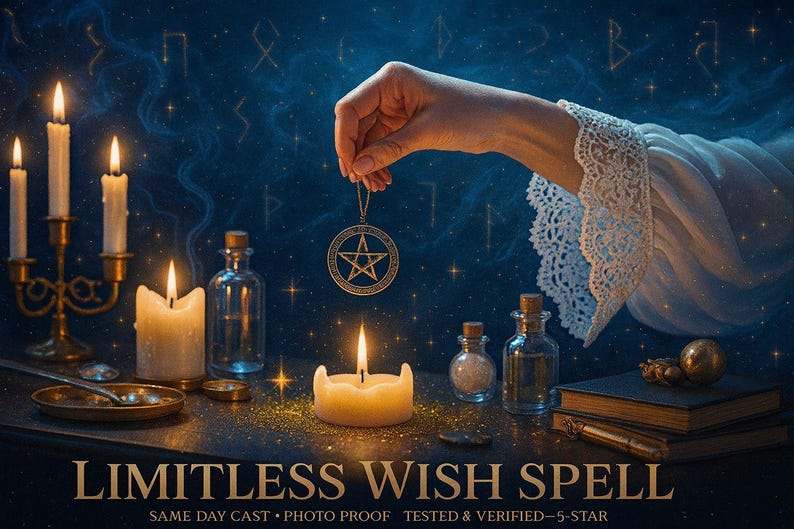 Wishes Ritual LIMITLESS WISH SPELL — A Manifestation Ritual Designed to Unlock Your ...