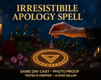 IRRESISTIBLE APOLOGY RITUAL | shadow reconciliation | love healing spell | emotional mending | forgiveness rite | relationship restoration