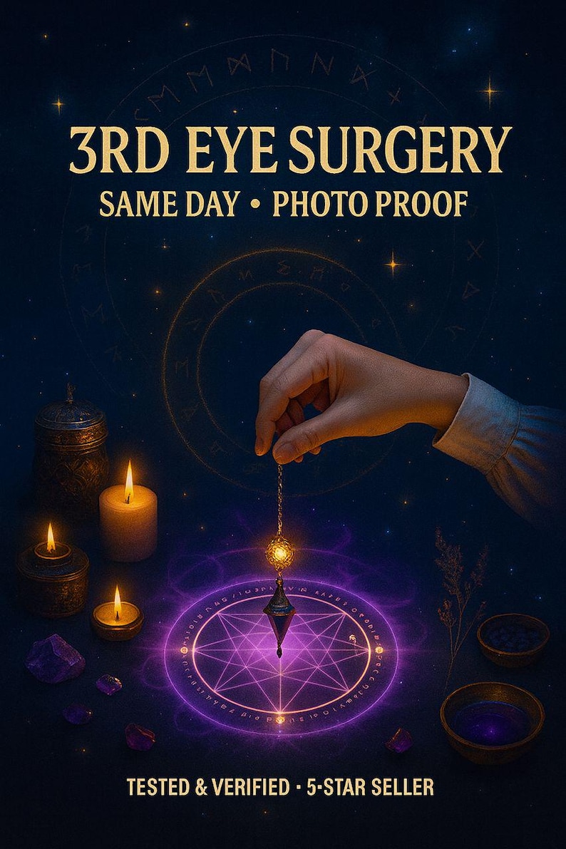Third Eye Opening Spell | Psychic Awakening, Intuition Boost image 1