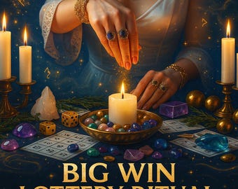 Big Win Lottery Ritual • Lottery Spell • Luck Enhancement • Jackpot Ritual • Fortune Attraction • Luck Boost • Wealth Draw • Winning Energy