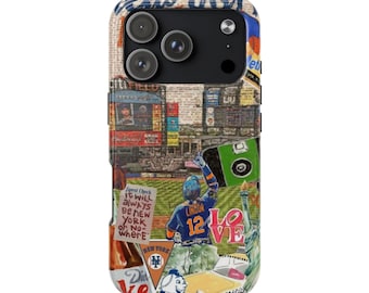 New York Mets iPhone Case: Lindor, Impact Resistant, Wireless Charge