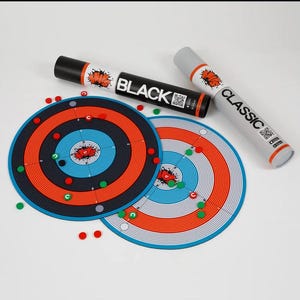 KNIPS board game, fun board game for kids and adults, foe family, party board game, drinking game, black and white (clasic) variant