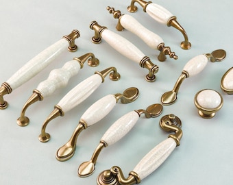 Keramik Griffe Dresser Drawer Pulls Keramik Schrank Griffe Oval Knöpfe Türgriffe Schrank Knöpfe Pulls Moderne Hardware