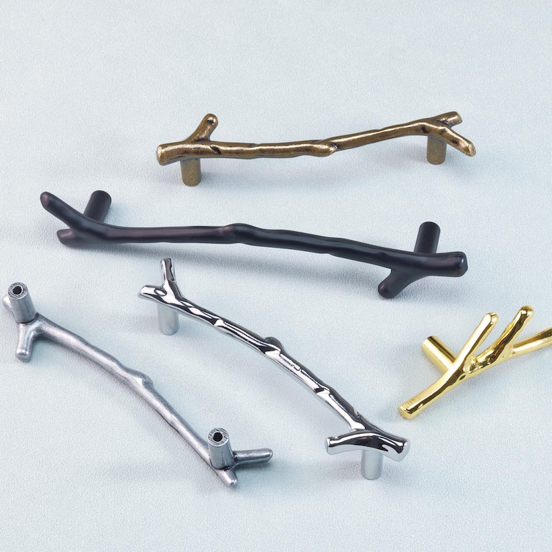 Black Handles For Cabinets 8 Pack Gold Kitchen Cabinet Handles - 5 Inch ...