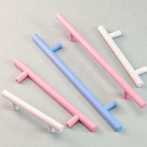 Simple Round Rod T Knobs Pulls Dresser Drawer Handles Kitchen Cupboard Handle Cabinet Pulls Door Handles Children Knob Pull Modern Hardware