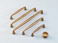 Antique Brass Dresser Handles Drawer Pulls Cupboard Handle Cabinet Door Handles Round Knob Dresser Drawer Knobs Retro Style Kitchen Hardware product logo
