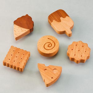 Lovely Solid Wood Knobs Black Walnut Pulls Cabinet Door Handles Beech Dresser Drawer Pulls Kitchen Cupboard Round Knobs Modern Hardware