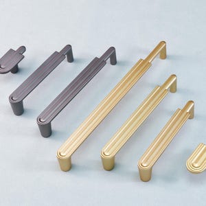 Unique Polished Gold Handles Dresser Knobs Drawer Handles Kitchen Cabinet Pull Door Handles Closet Knob Pull Starry Sky Gray Modern Hardware