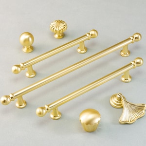 Unique T Bar Handles Polished Gold Drawer Dresser Handles Cupboard Pulls Kitchen Cabinet Pulls Modern Wardrobe Handles Ball Knobs Hardware