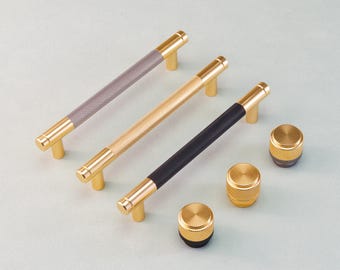 Simple Non-Slip Handle Dresser Drawer Handles Gold Kitchen Cabinet Pulls Door Handles Round Knob Closet Knobs Pulls Grey Modern Hardware