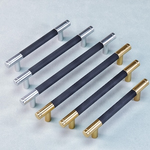 Non-Slip T Style Handle Dresser Drawer Handles Gold Kitchen Cabinet Pulls Door Handles T Handles Closet Knobs Pulls Black Modern Hardware