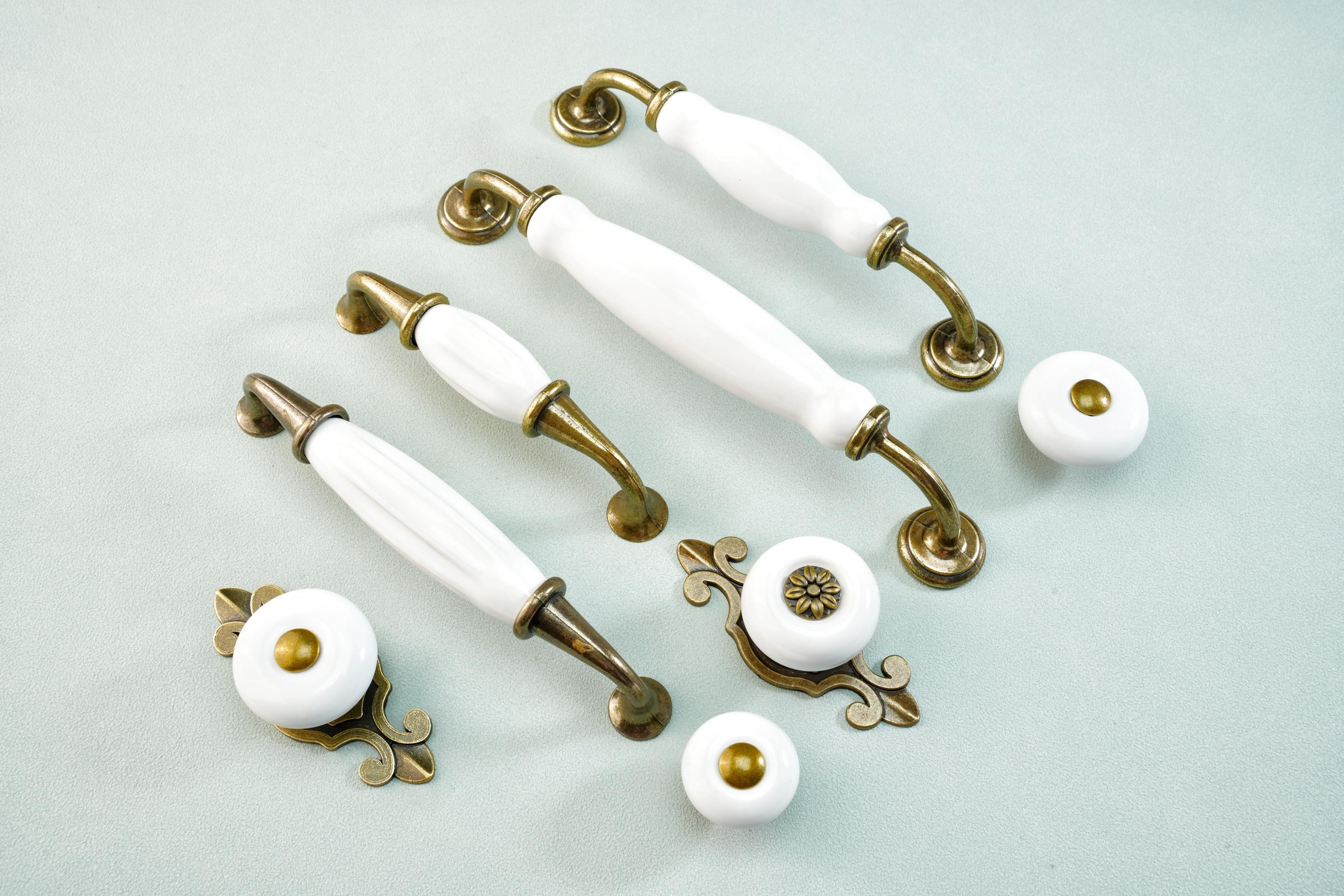 white christmas dresses Cream Flower Bone Knob main image 0