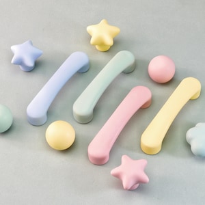 Colorful Ceramics Knobs Pulls Dresser Drawer Handles Kitchen Cupboard Handles Cabinet Pulls Door Handles Children Knob Pull Modern Hardware