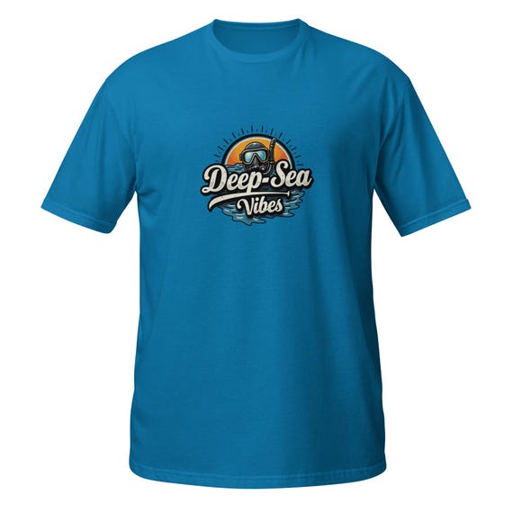 Deep Sea Vibes T-shirt: Scuba Diving Gift for Ocean Lovers