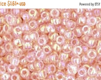 25 GRAMS SIZE 8//0 PEACHY ORANGE MIYUKI ROUND GLASS SEED BEADS 803