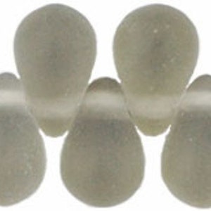 M4001, MATTE BLACK Diamond, 4x6, 6x4mm drop beads, tear drops, rain drops, Kumihimo, Knitting, Beadweaving, (4x6-17)