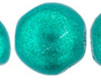 05A04, Saturated Metallic Arcadia, Color Trends, Cabochon, CzechMates Bead, 7mm, 2 hole, Czech beads,10-25 beads, (cab63)