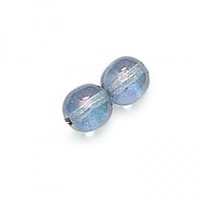 3mm, Round Druk, Lumi Amethyst, 00030/15726, Czech Beads, (duk3-10)