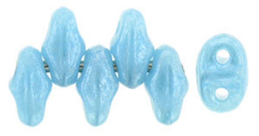 L6303, Miniduo, Luster Opaque BABY BLUE, 10-20 Grams, 2x4mm
