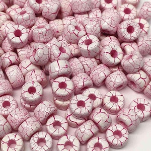 Matubo 2/0 IONIC White/Pink, Seed Bead, 6mm Bead,1 hole, Czech glass beads, 20-42 beads (ion16)