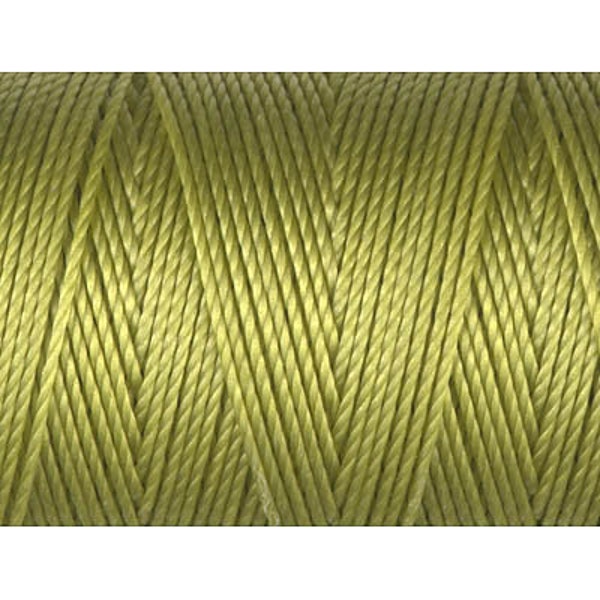 Tex 210, CHARTREUSE, C-Lon Bead Cord CLC Tex 210, Beading Cord, 92 yards/84m, (210-91)