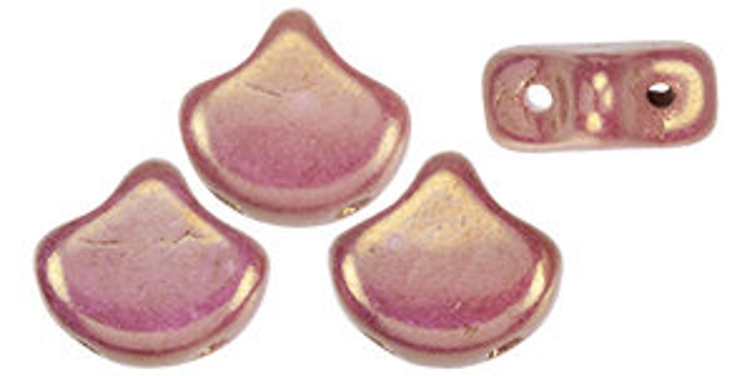 LK03000, Luster Metallic Red, Ginkgo Leaf Bead, 7.5 X7.5 Mm, Matubo, 2  Hole, Czech Glass Beads, 10g-20-35 Beads gk66 - Etsy