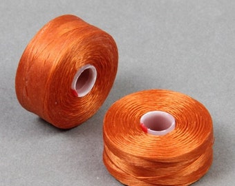 Light Copper, C-Lon Thread, Size D, (CLBD) Tex 45, Nylon Thread, 78 Yards/71m, (Clbd29)