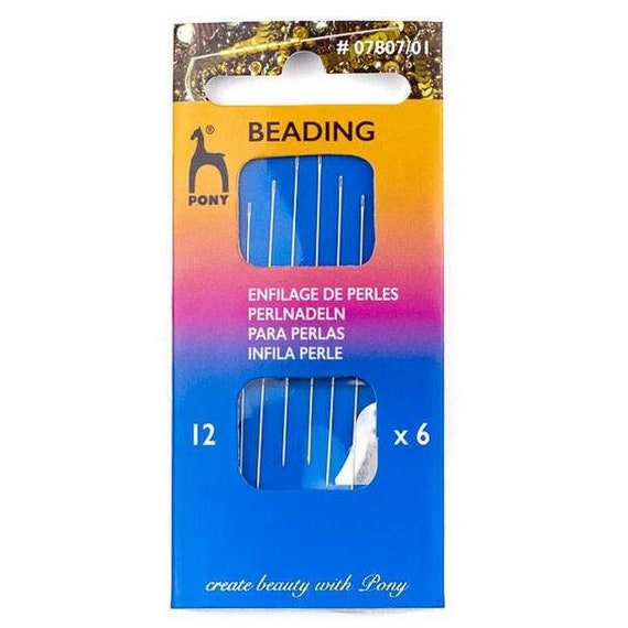 Pony English Beading Needles Size 12