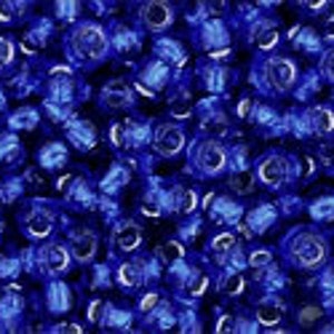 6-151S, Miyuki 20g Silver Lined Cobalt 6-151S, Miyuki 20g Silver Lined Cobalt