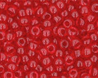 11/0, 8/0, 6/0, #5B, Transparente SIAM RUBY, Miçanga Toho, vermelha, rubi, cereja, TR-5B
