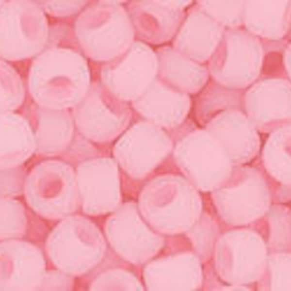 11/0, 8/0,  #145F, Ceylon Frosted INNOCENT PINK, Toho Seed Bead, pink, bright pink, hot pink, TR-145F