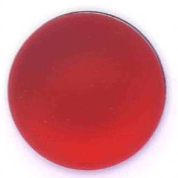 LUNASOFT Cabochon, Cherry, 18mm/24mm, round, lucite, flat back, soft dome, bezel, Beadworking, LS18-5