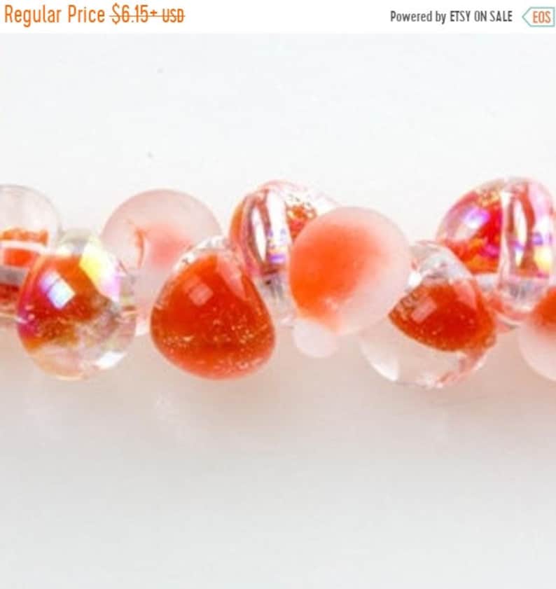 Boro Glass Beads,Lampwork,Handmade BELLE, Unicorn Beads,Teardrop Beads ub39 tmix-95 Sale 10 Mixed Limited Edition 20 or 25