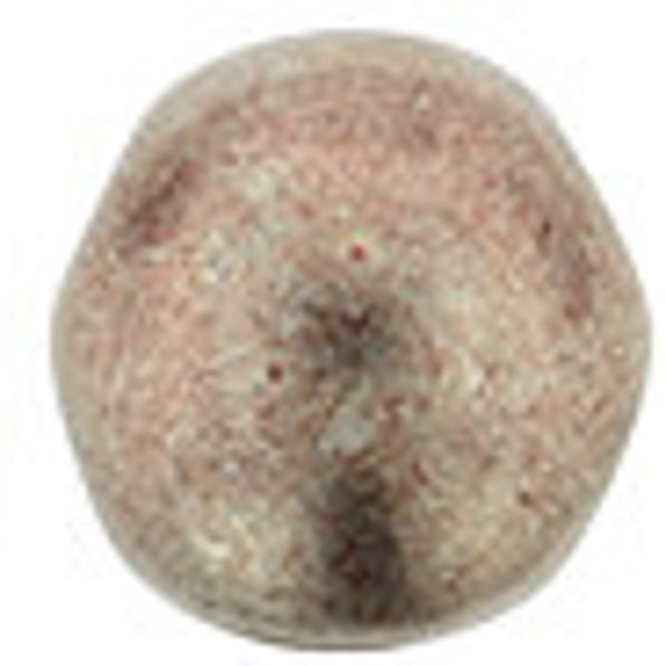 77057, Saturated Metallic PALE DOGWOOD, Color Trends, Cabochon, CzechMates Bead, 7mm, 2 hole, Czech beads,10-25 beads, (cab5)