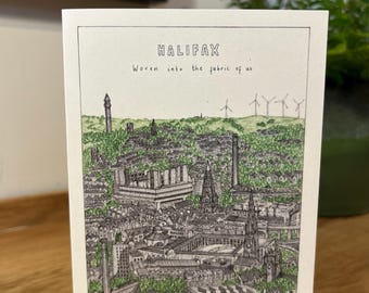 A6 Greetings Card - Halifax