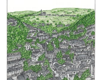 A5 Giclée Print - Hebden Bridge