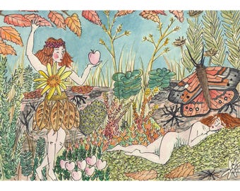 A5 Giclée Print - Peace is Joy Dancing