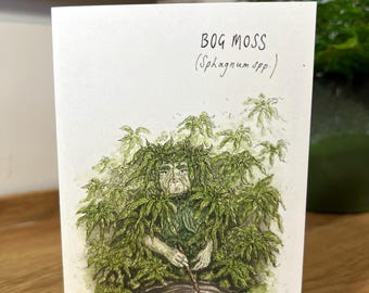 A6 Greetings Card - Sphagnum Moss