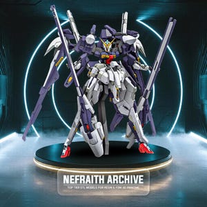Gundam TR-6 Haze’n-Thley II-Rah Stl File – 1/100 Scale Anime Robot Mecha Figurine | Printable 3d Model Kit for Resin & Fdm Printer