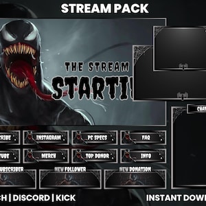 Twitch Screen Pack | Twitch Screen Overlay | Twitch Panels | Screens | Static Screens  |  Screen Overlay |Twitch Overlay |