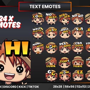 Chibi Anime Emotes | Chibi Twitch Emotes | Animated Kid Emotes | Sub Icons | Digital Emotes | Discord Emotes | Kick Emotes | Discord | Kick|