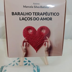 Baralho cartas Terapêuticas laços do amor, cartas associativas e metafóricas, ferramenta psicológicas, cartas terapeuticas