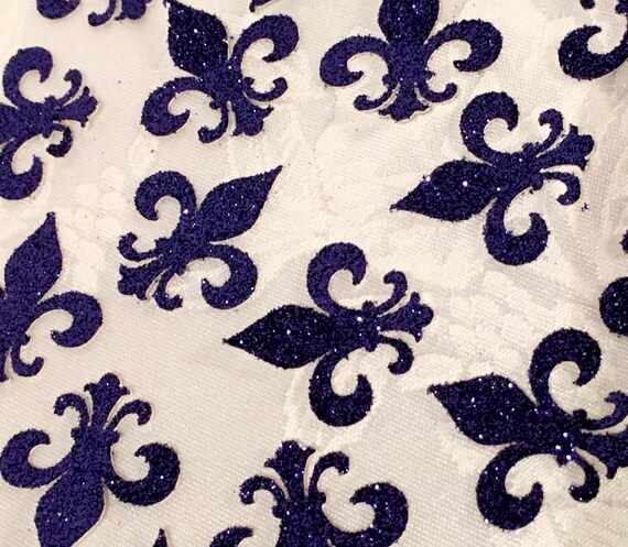 Confetti, 100 ct Glitter Fleur De Lis Confetti Party Decor Table Decorations, MANY COLORS AVAILABLE Il_570xn