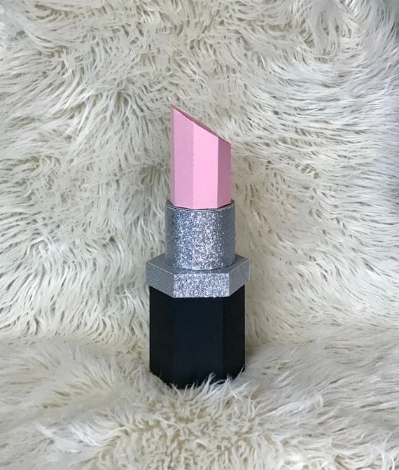 Gift Box, LARGE Lipstick Shaped 3D Gift Box Favor Box Decoration Original Design Il_570xn