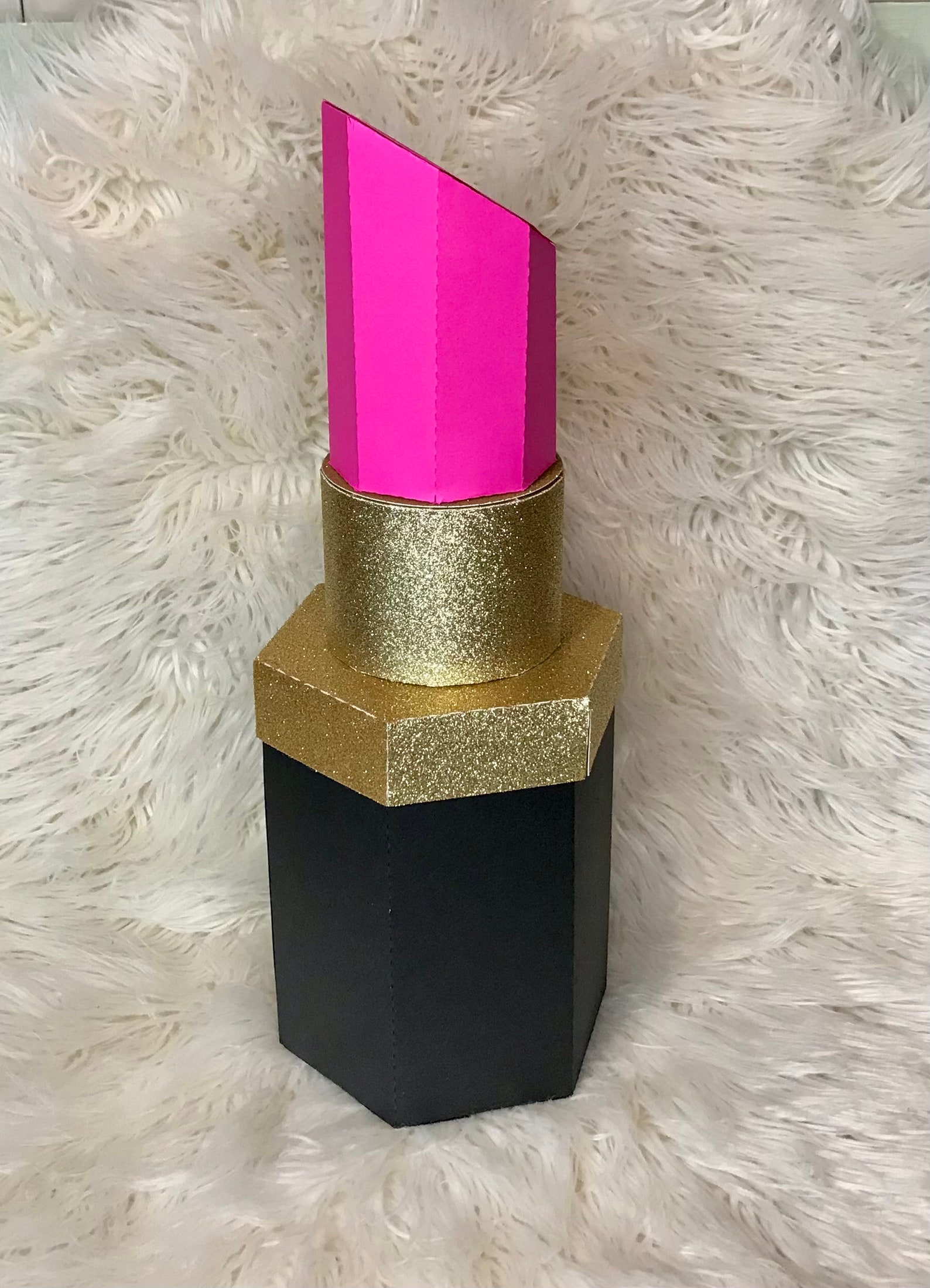 JUMBO Lipstick Shaped 3D Centerpiece Gift Box Favor Box Etsy